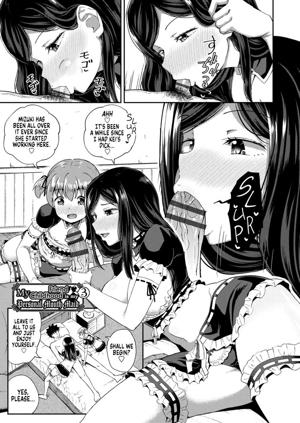 Hentai Manga Comic-My Childhood Friend is my Personal Mouth Maid-v22m-v22m-v22m-Chapter 3-1